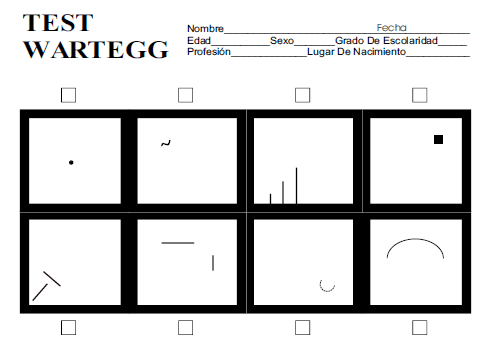 Ehrig Wartegg Test basado en Dibujos